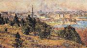 Karl Nordstrom View of Stockholm from Skansen painting